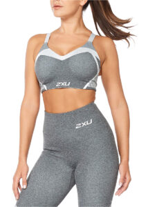 2XU Women's Motion Tech Bra - Grey Marle