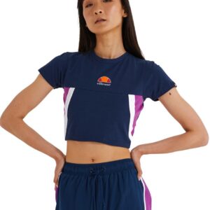 Ellesse Women's Mathia Crop T-Shirt - Navy-0