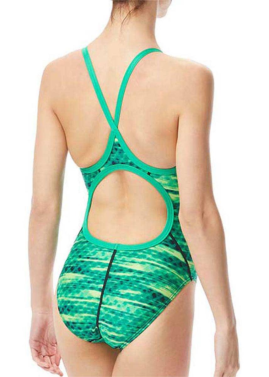 TYR Durafast Elite Castaway Diamondfit Swimsuit - Green-brand