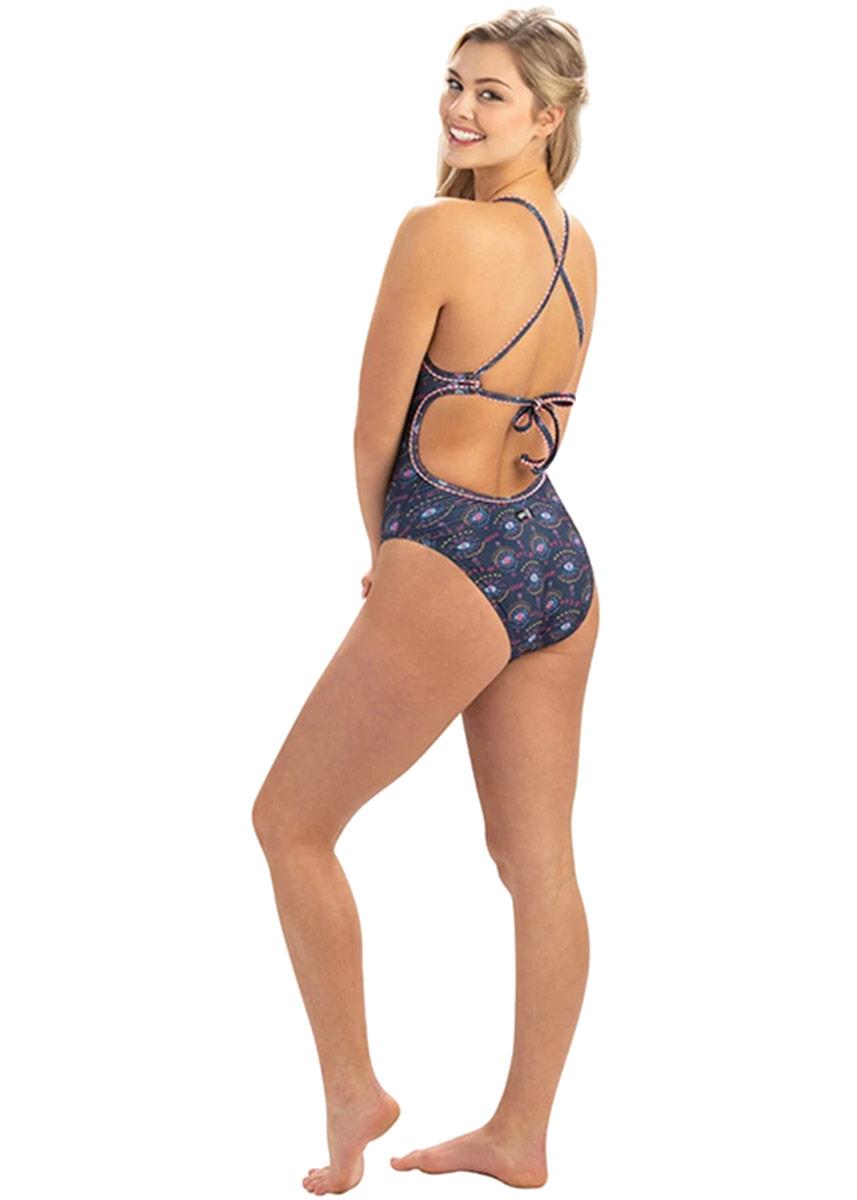 Dolfin Revibe Eye Spy Print Tie Back Swimsuit-559138