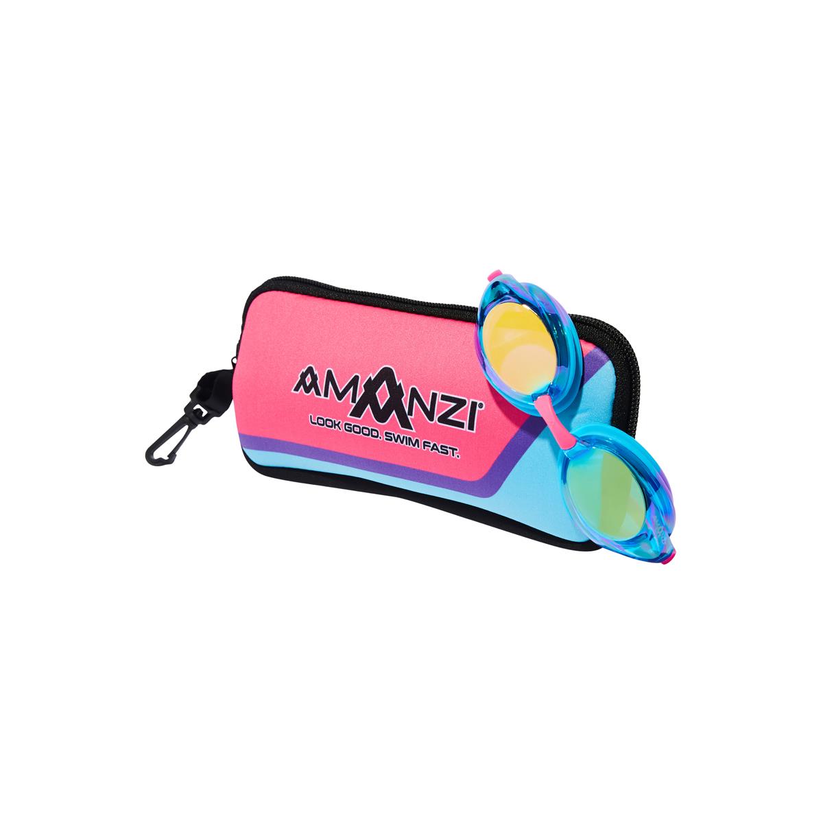 Amanzi Axion Prismatic Mirror Goggles - Pink / Blue / Purple-560982