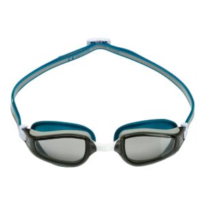 Aquasphere Fastlane Smoke Lens Goggles - Petrol Blue-0