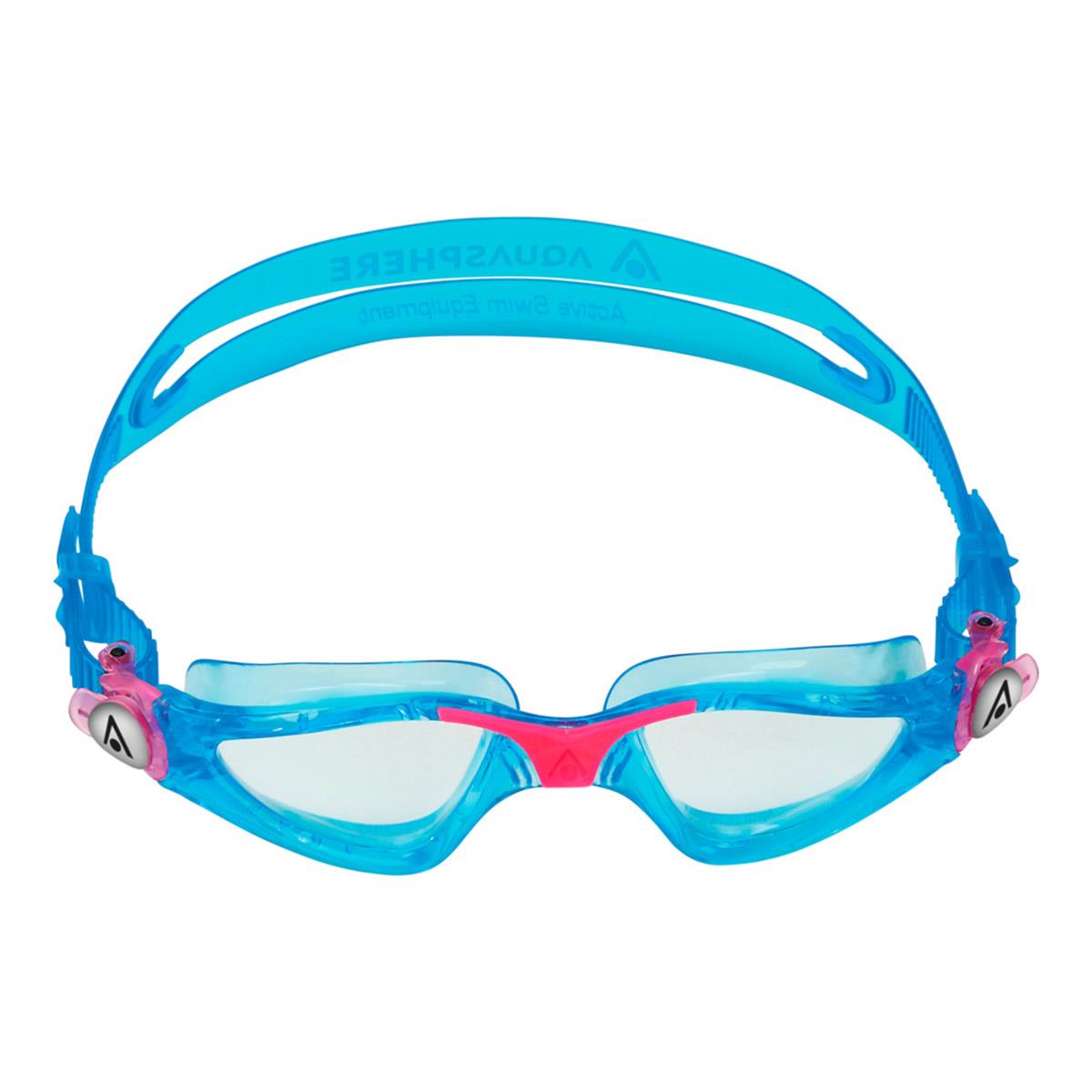 Aquasphere Kayenne Junior Clear Lens Goggles - Aqua/ Pink-0