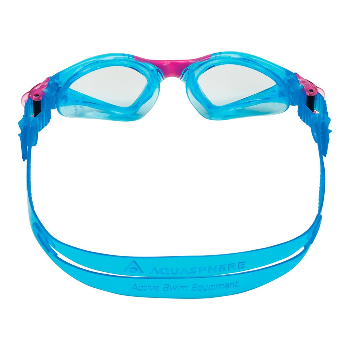 Aquasphere Kayenne Junior Clear Lens Goggles - Aqua/ Pink-brand