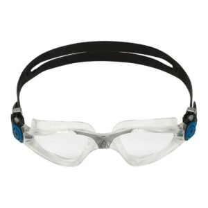 Aquasphere Kayenne Clear Lens Goggles - Silver/ Blue-0