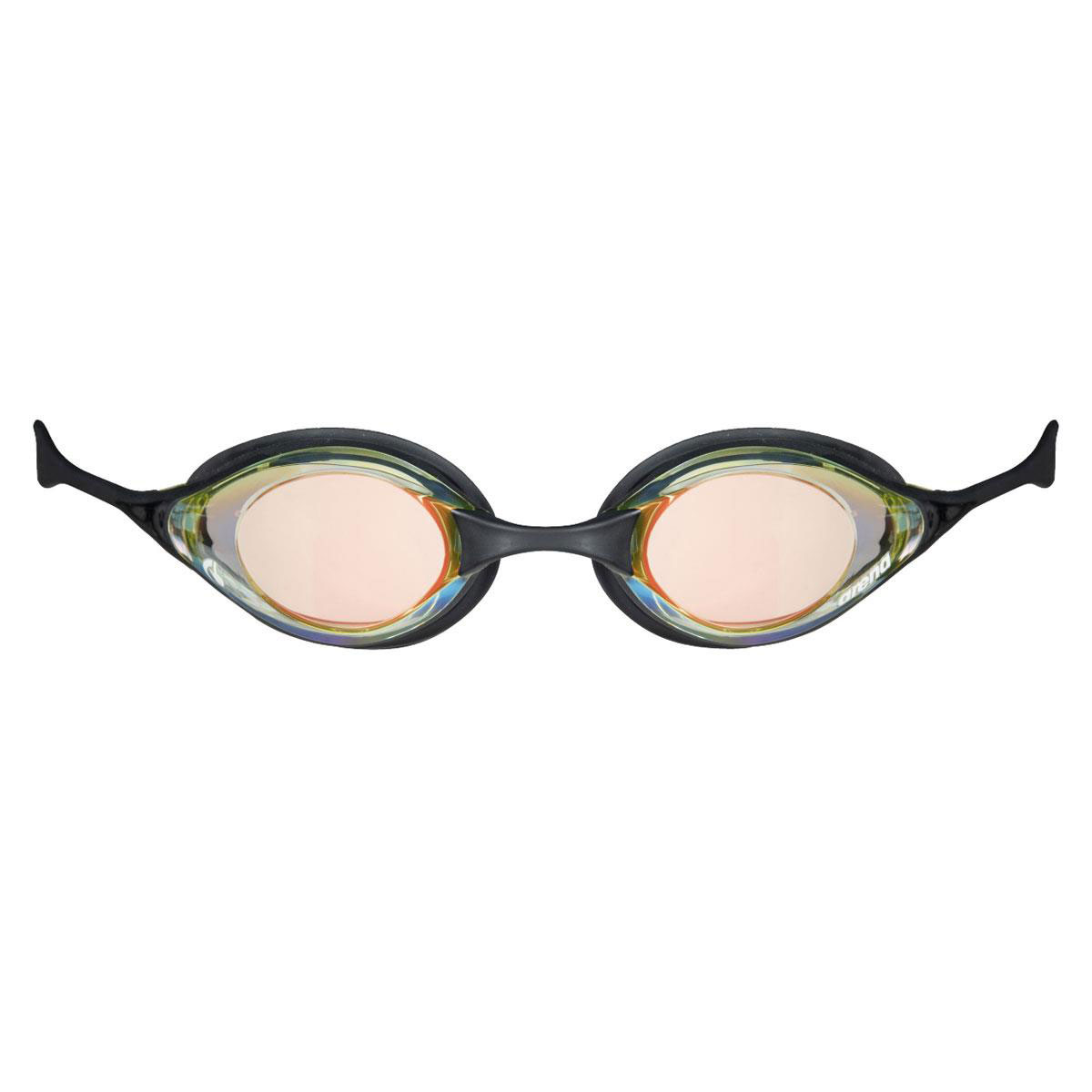 Arena Cobra Swipe Mirrored Goggles - Yellow Copper/ Black-brand