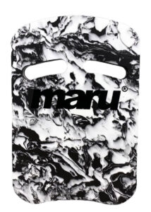 Maru Swirl Two Grip Fitness Kickboard - Black/White