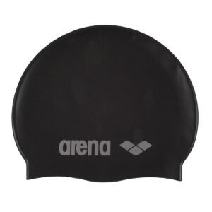 Arena Classic Silicone Junior Cap - Black-0