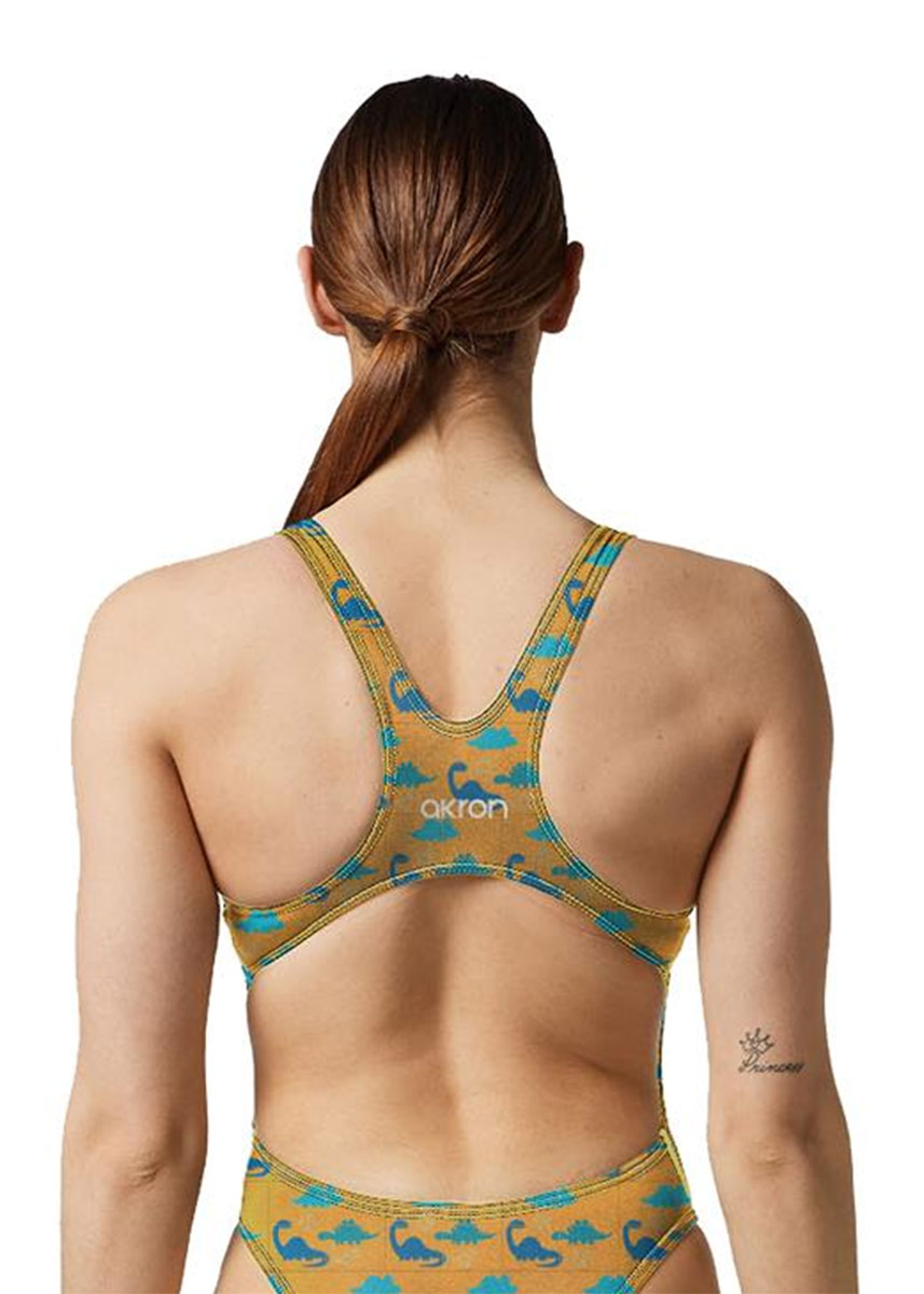 Akron Women's Save The Dino Swimsuit-brand
