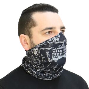 Aquarias Multifunctional Snood (Tube Scarf, Bandana, Neck Gaiter/Warmer, Headband) - Pack of 3-0