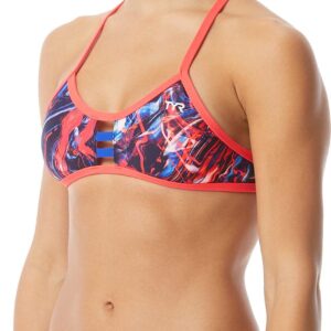 TYR Penello Pacific Tieback Bikini Top - Red/White/Blue