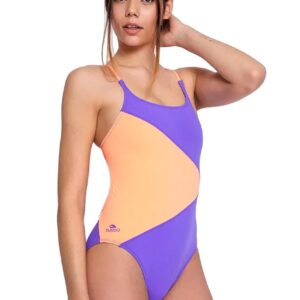 Turbo Womens Island Swimsuit - Purple / Orange