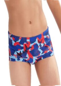 Speedo Boy's Allover Digital 13cm Briefs - Shark Infested Waters