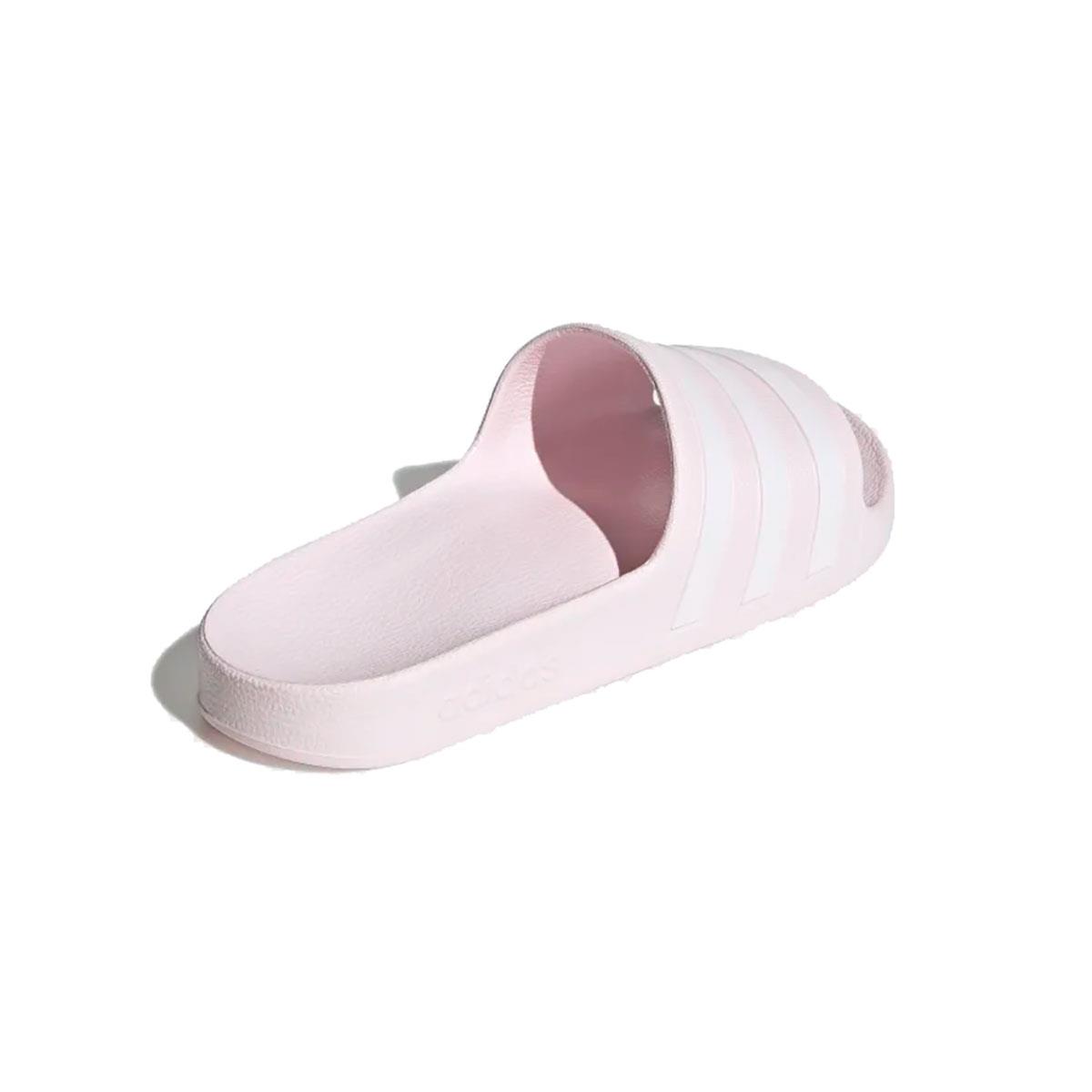 Adidas Womens Adilette Sliders - Pink/White-573498