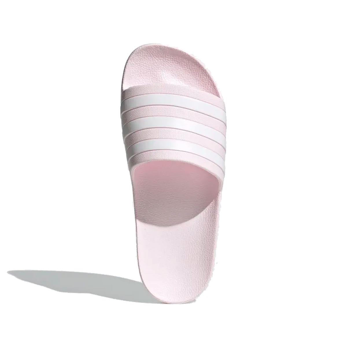 Adidas Womens Adilette Sliders - Pink/White-573501