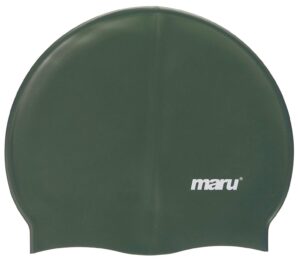 Maru Silicone Swim Cap - Dark Green