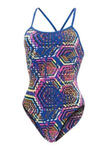 Dolfin Kids Reliance Hive V-Back Swimsuit - Multi Royal