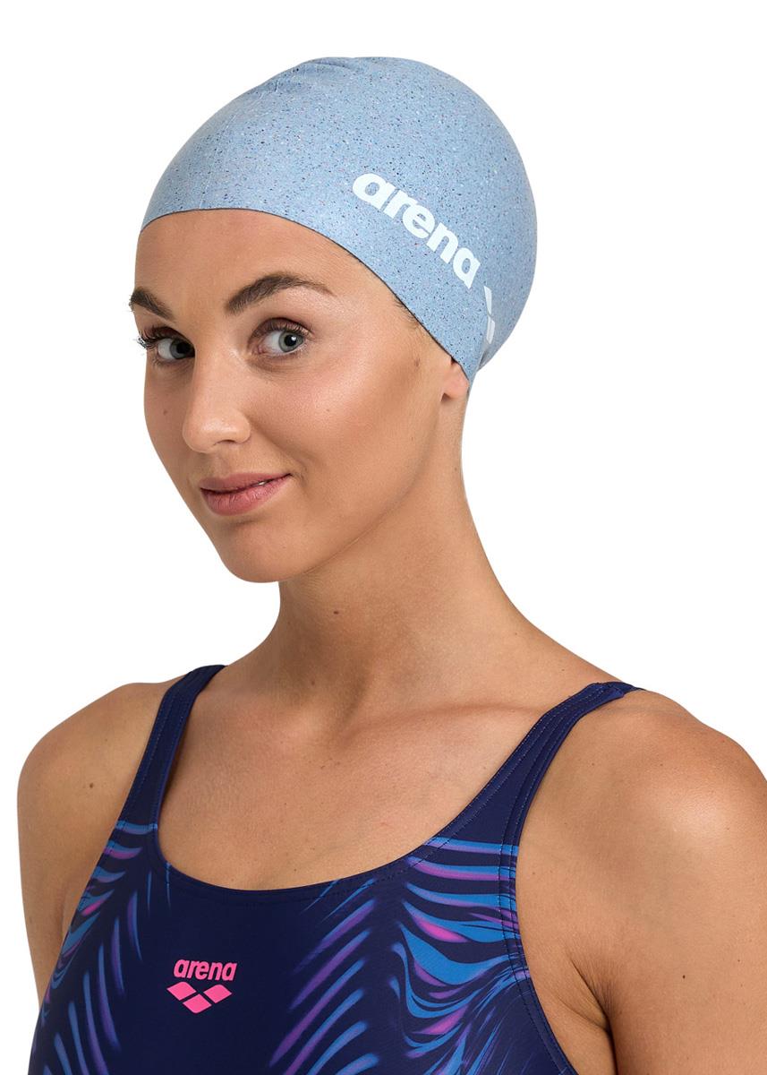 Arena Recycled Silicone Swim Cap - Grey/Multi-brand