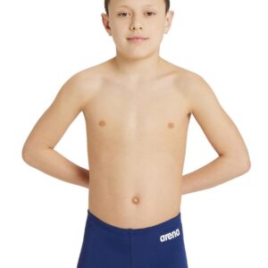 Arena Boy's Team Solid Swim Shorts - Navy/White