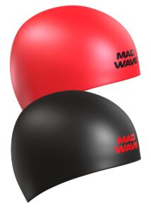 Mad Wave Reverse Champion Swim Cap Red / Black