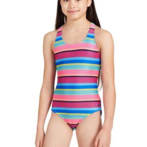 Zoggs Kids Toucan Tropics Rowleeback Swimsuit-0
