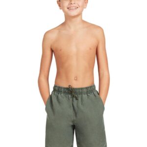 Zoggs Boys Mosman Washed 15 Inch Ecodura Shorts - Navy Blue