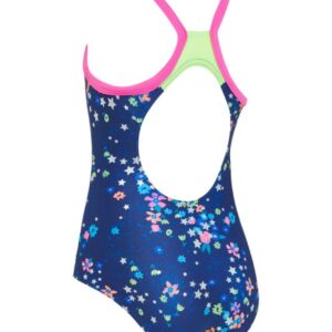 Zoggs Kids Strikeback Swimsuit – Cosmic Flower Print