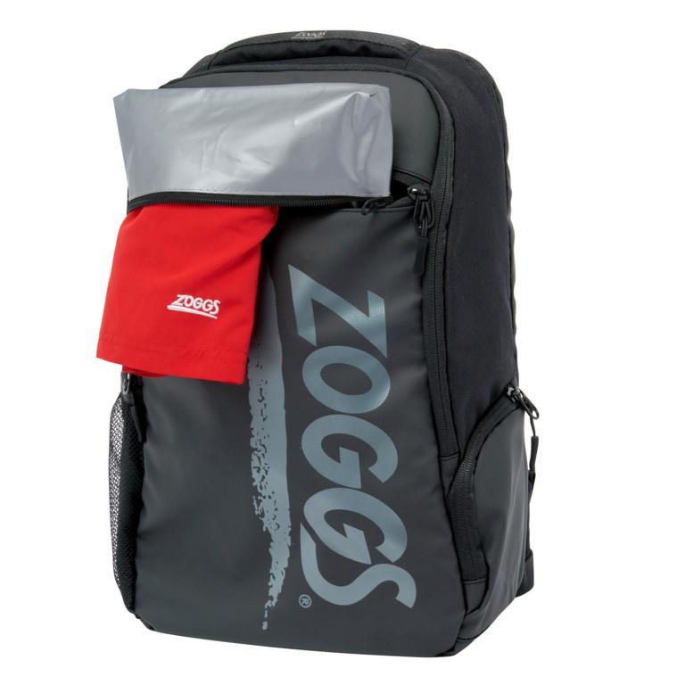 Zoggs Swimmers Daypack 21L - Black/ Grey-575409
