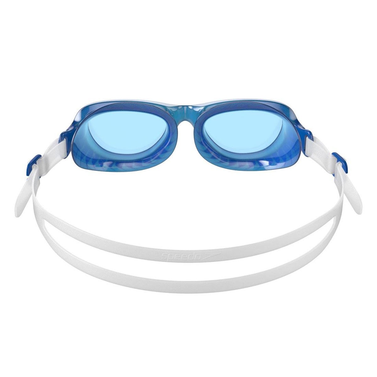 Speedo Futura Classic Junior Goggles - Clear/Neon Blue