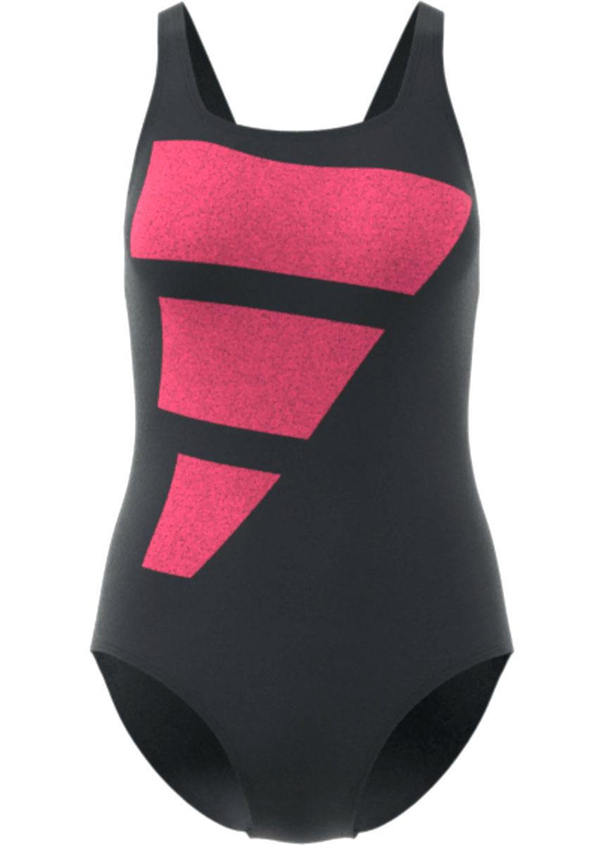Adidas Big Bars Swimsuit - Carbon/Pink