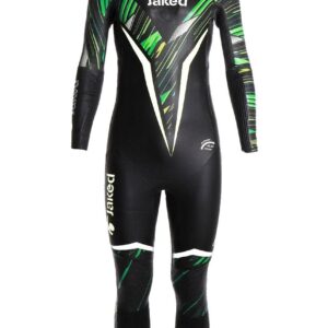 Jaked Mens Shockwave Multi Thickness Wetsuit - Black / Green