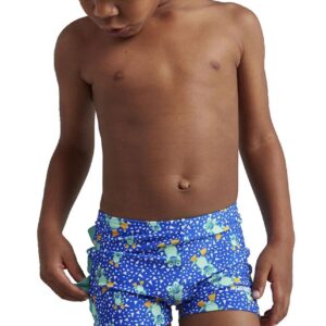 Speedo Junior Boy's Corey Croc Digital Aquashort - Blue-0