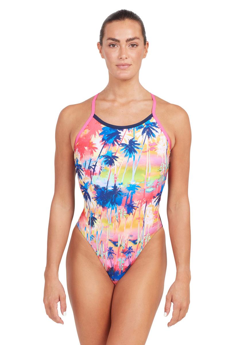 Zoggs Women's Sunset Tri Back Swimsuit-591742