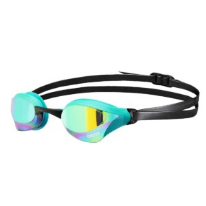 Arena Cobra Core Swipe Mirror Goggles - Emerald/Peacoc