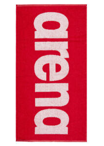 Arena Gym Soft Towel - Red / White