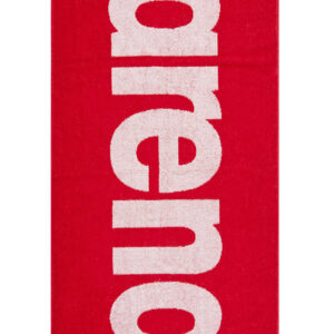 Arena Gym Soft Towel - Red / White-0