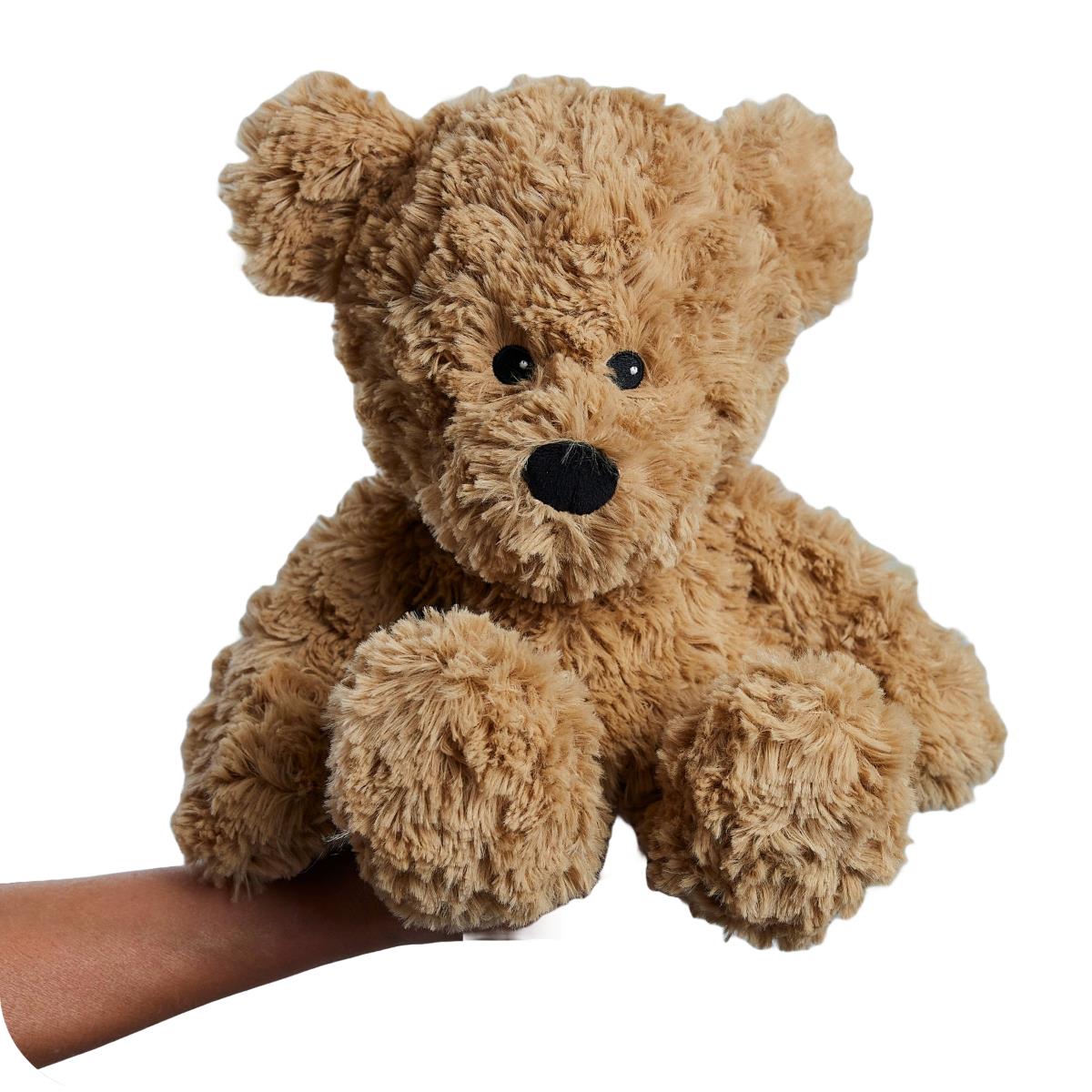 Warmies Microwavable Brown Curly Bear - 33 cm-595354