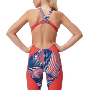 Speedo Fastskin LZR Ignite Kneeskin – Blue / Red / White