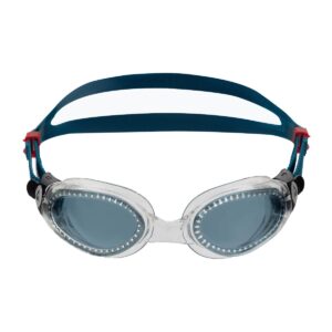 Aqua Sphere Kaiman Smoke Lens Goggles – Clear / Blue Petrol