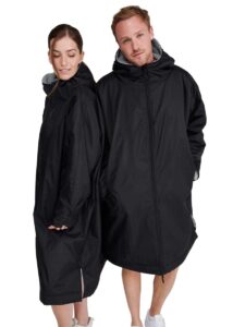 Finden + Hales One Size All Weather Drying Robe - Black