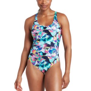 Zoggs Seaway Actionback Swimsuit - Front view