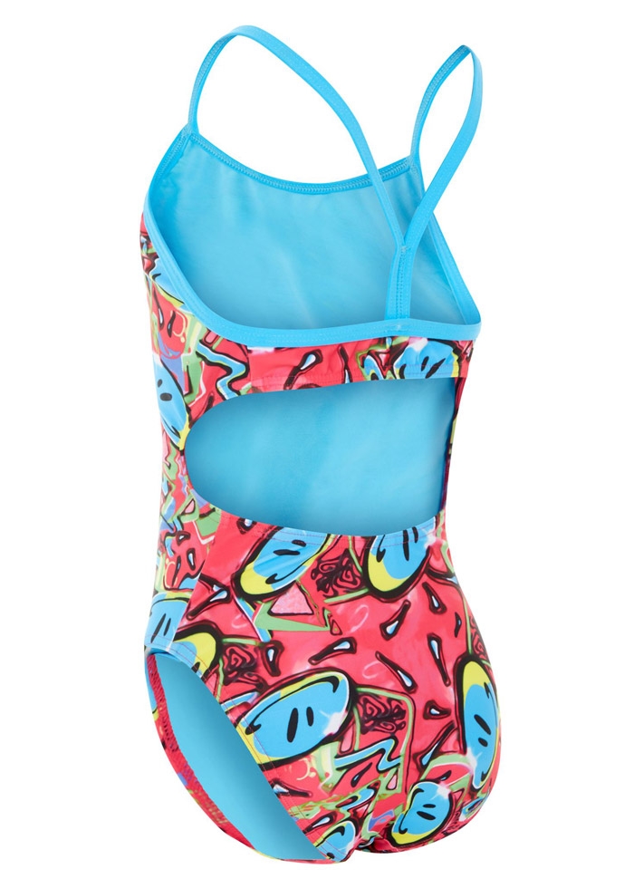 Maru Girls Bounce Pacer Fly Back Swimsuit - Pink