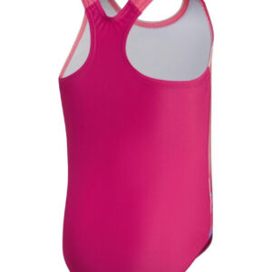 Speedo Girls Digital Printed Swimsuit –  Pink / Coral