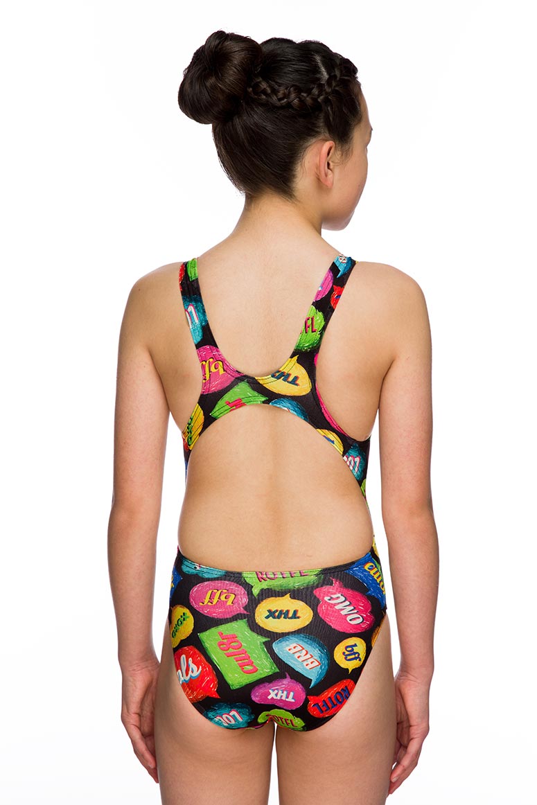 Maru Kids TXT Pacer Auto Back Swimsuit-brand