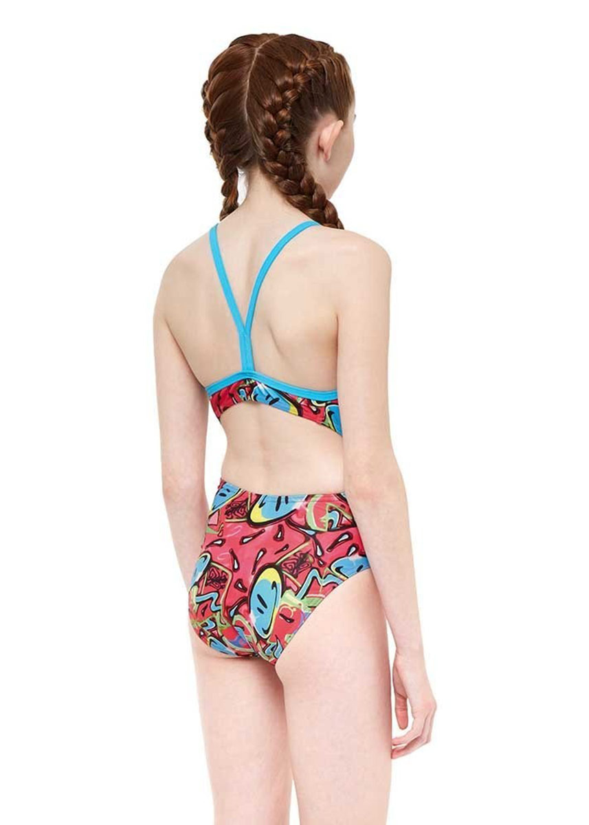 Maru Kids Bounce Pacer Fly Back Swimsuit - Pink-602877