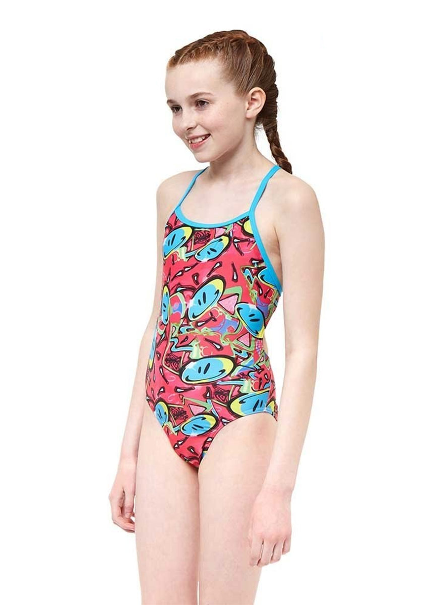 Maru Kids Bounce Pacer Fly Back Swimsuit - Pink-602875