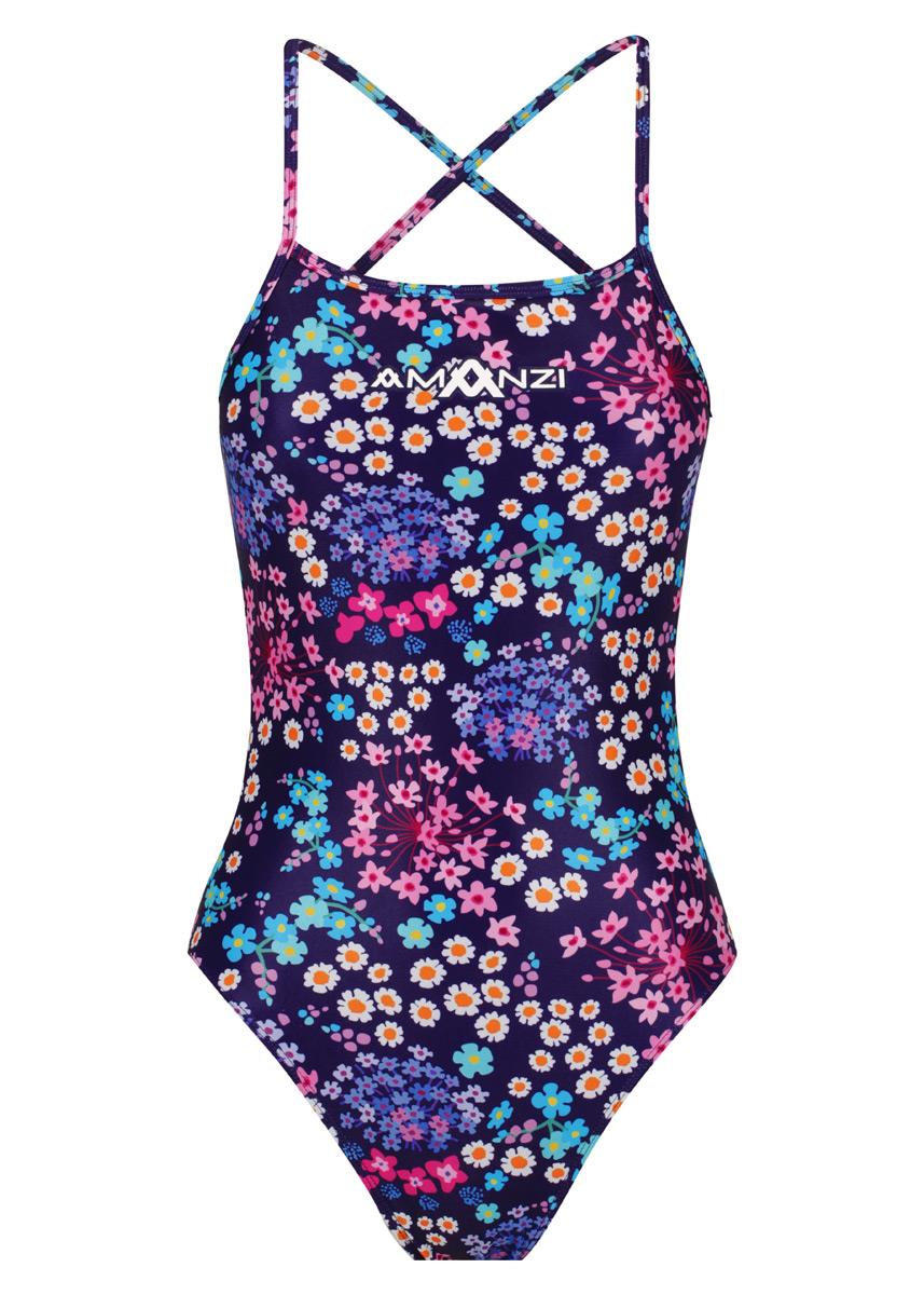 AMANZI Daisyscape Tie Back One Piece Swimsuit-604843