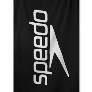 Speedo Logo Towel - Black / White-0