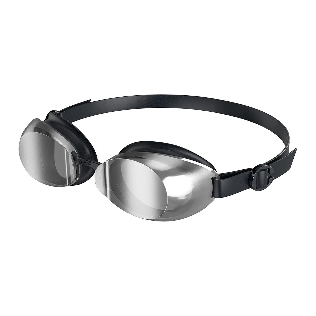 Speedo Jet V2.0 Mirrored Goggles - Black / Silver-0