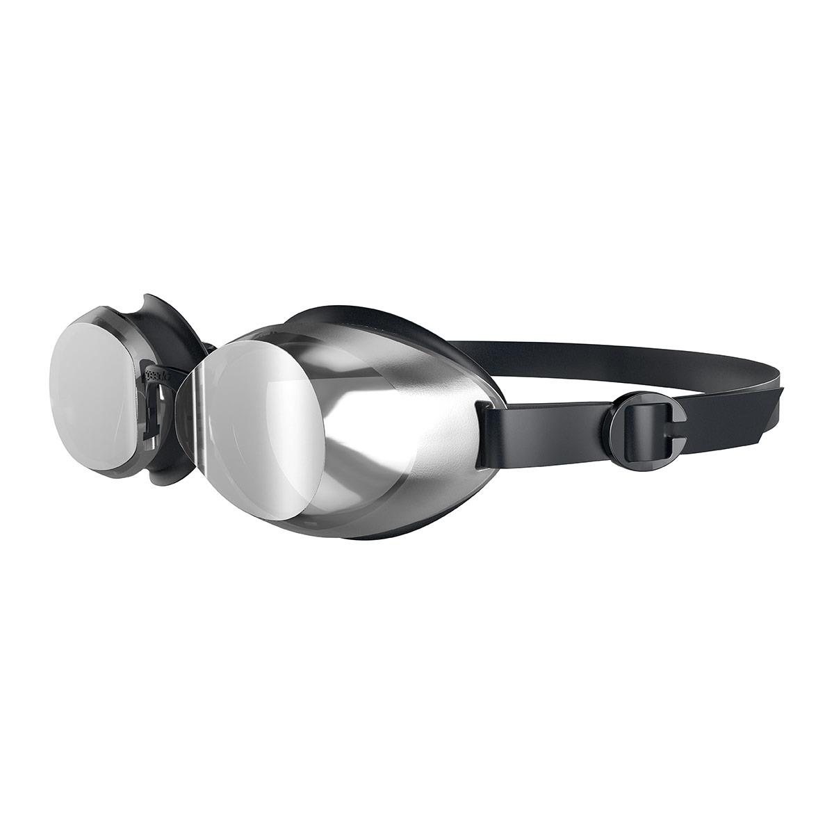 Speedo Jet V2.0 Mirrored Goggles - Black / Silver-612247